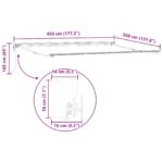 vidaXL Elektrický automatický rám markízy Biely 4,5 × 3,5 m Oceľ – Obrázok 9