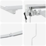 vidaXL Elektrická Markíza s LED Biely 2,5 x 2 m Hliník – Obrázok 8