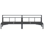 vidaXL Lehátko Čierny 200 x 62 x 59,5 cm Textilén – Obrázok 4