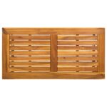 vidaXL Vonkajší stôl Čierny 80 x 40 x 40 cm Oceľ a poly ratan – Obrázok 8