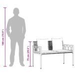 vidaXL Záhradný nábytok 4 pcs Hnedá a krémovo biela polyratan – Obrázok 13