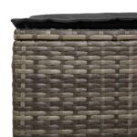 vidaXL Záhradný taburet 2 Kus Sivá a tmavo sivá 38 x 38 x 45 cm – Obrázok 7