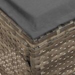 vidaXL Záhradný taburet 2 Kus Sivá a tmavo sivá 38 x 38 x 45 cm – Obrázok 8