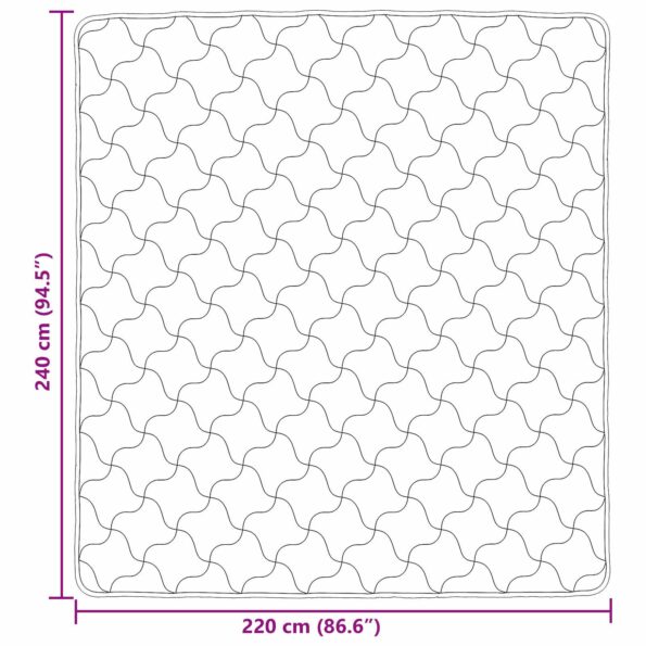 vidaXL Letná prikrývka Šnurovaný Sivohnedá 220 x 240 cm – Obrázok 10