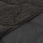 vidaXL Zimný prehoz Antracit 140 x 220 cm Mikrofáza a Teddy fleece – Obrázok 5