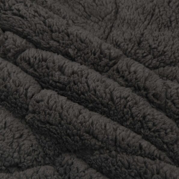 vidaXL Zimný prehoz Antracit 140 x 220 cm Mikrofáza a Teddy fleece – Obrázok 6