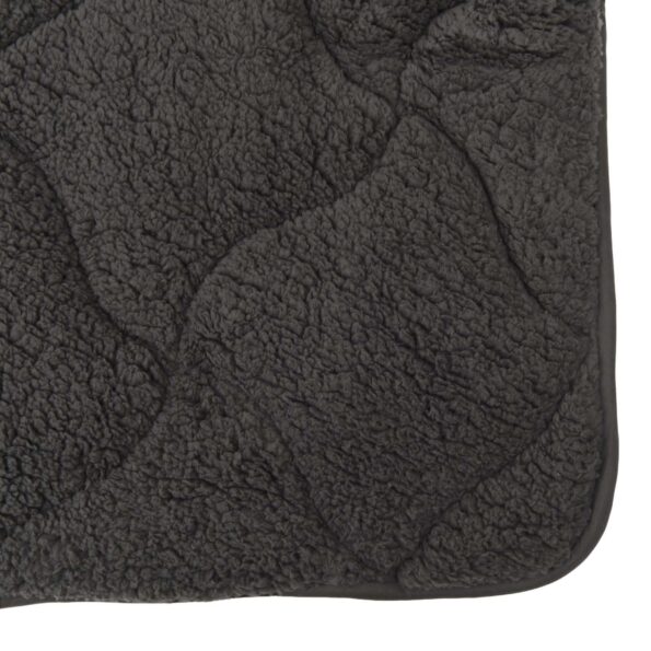vidaXL Zimný prehoz Antracit 140 x 220 cm Mikrofáza a Teddy fleece – Obrázok 7