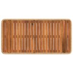 vidaXL Záhradný jedálenský set s vankúšom 4 pcs Prírodná a biela – Obrázok 7