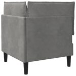 vidaXL Sofa s úložným priestorom Svetlosivá Zamat – Obrázok 7