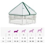 vidaXL 6 panelový psí výbeh 122 x 106 x 79 cm Plast Biela Skladací – Obrázok 10
