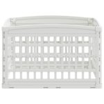vidaXL 4-panelový psí hrací priestor 91 x 91 x 58 cm Plast Biela – Obrázok 6