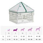 vidaXL 4 panelový psí výbeh s strechou 88 x 58 cm Plast Biela Skladací – Obrázok 10
