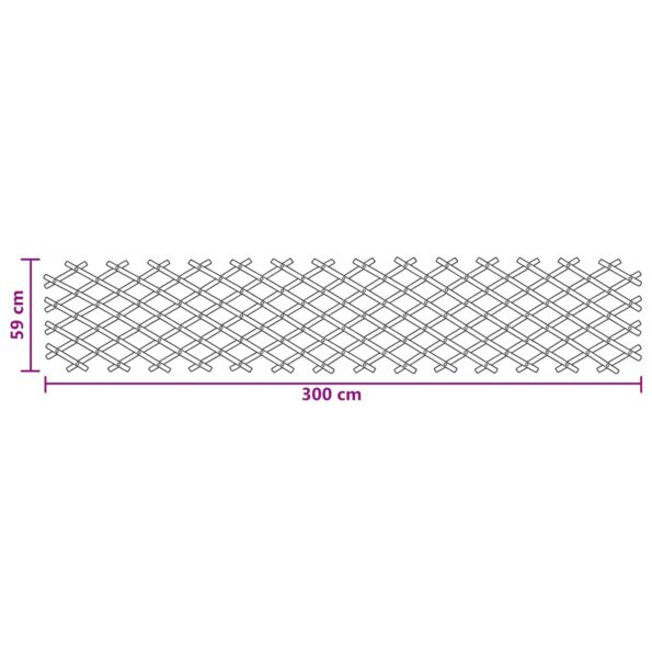 vidaXL Rozkladací trelážový plot 2 pcs Svetlohnedá 100 x 105 cm Bambus – Obrázok 10