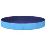 vidaXL Bazén pre psa Modrá Ø300 x 38 cm Hustý PVC – Obrázok 2