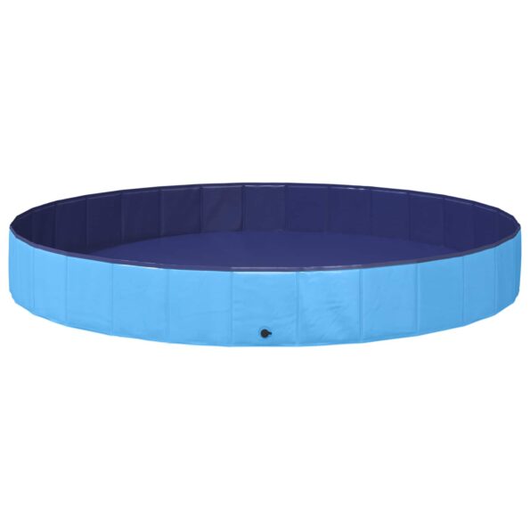 vidaXL Bazén pre psa Modrá Ø300 x 38 cm Hustý PVC – Obrázok 2