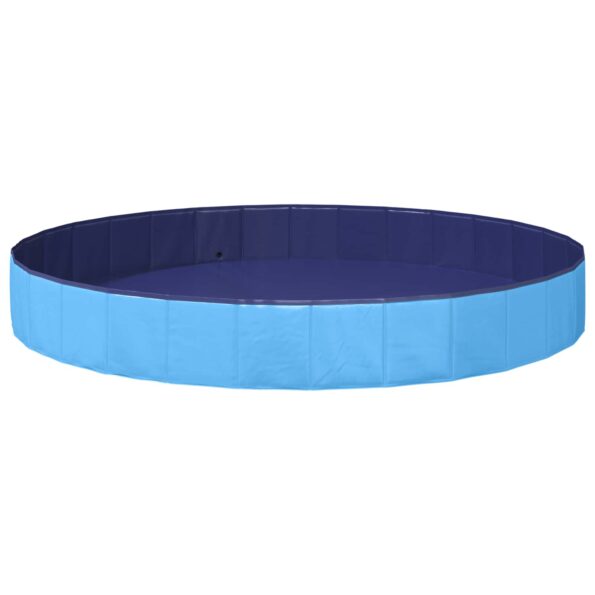 vidaXL Bazén pre psa Modrá Ø300 x 38 cm Hustý PVC – Obrázok 3