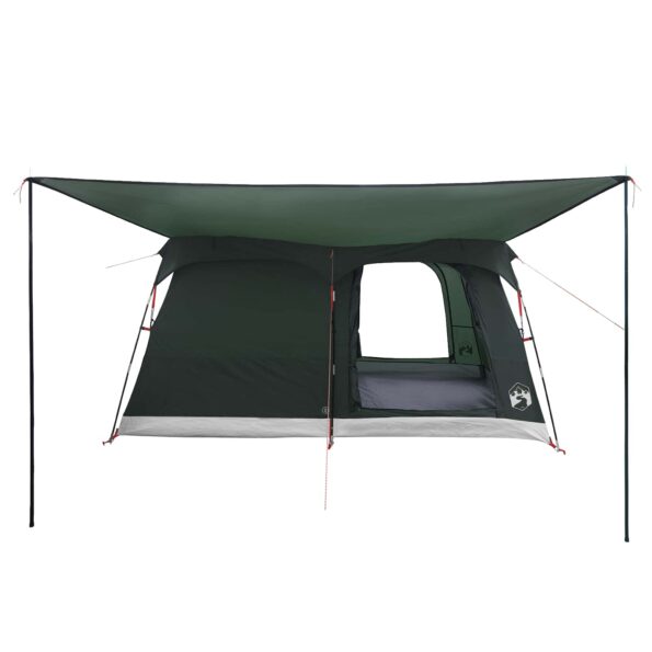 vidaXL Rodinný stan Armádna zelená 320 x 210 x 180 cm Polyester – Obrázok 4