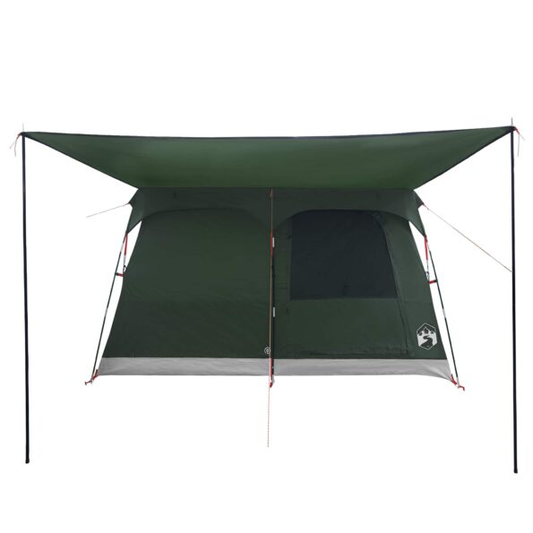 vidaXL Rodinný stan Armádna zelená 380 x 260 x 190 cm Polyester – Obrázok 5
