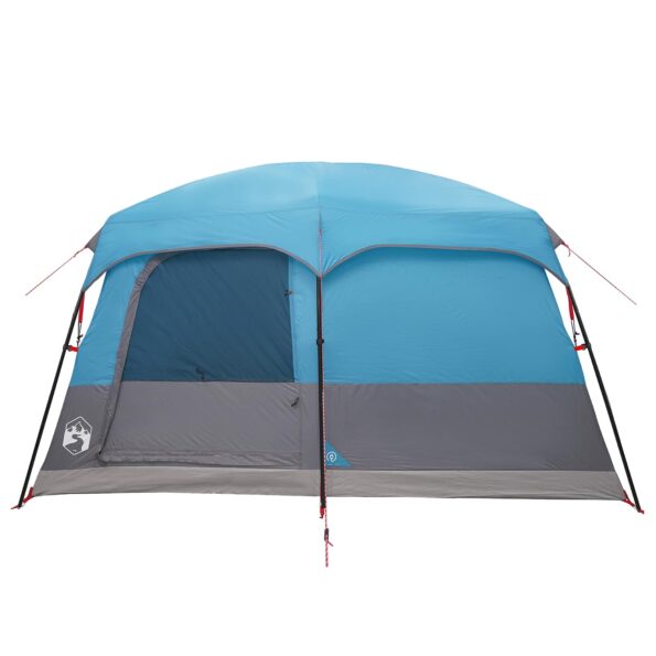 vidaXL Rodinný stan Modrá 420 x 305 x 200 cm Polyester a oceľ – Obrázok 7