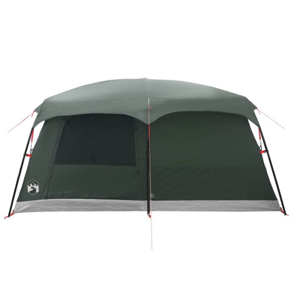 vidaXL Rodinný stan Armádna zelená 420 x 305 x 200 cm Polyester a oceľ – Obrázok 7