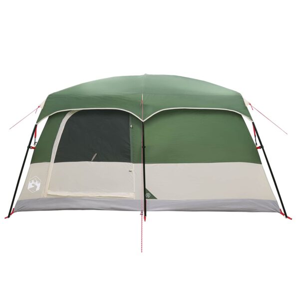 vidaXL Rodinný stan Zelená 500 x 400 x 230 cm Polyester a oceľ – Obrázok 7