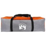 vidaXL Stan chata Šedá a oranžová 210 x 210 x 138 cm Polyester – Obrázok 8