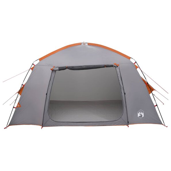 vidaXL Stan chata Šedá a oranžová 300 x 210 x 156 cm Polyester – Obrázok 4