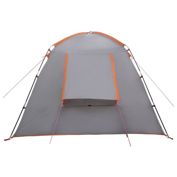 vidaXL Stan chata Šedá a oranžová 300 x 210 x 156 cm Polyester – Obrázok 6