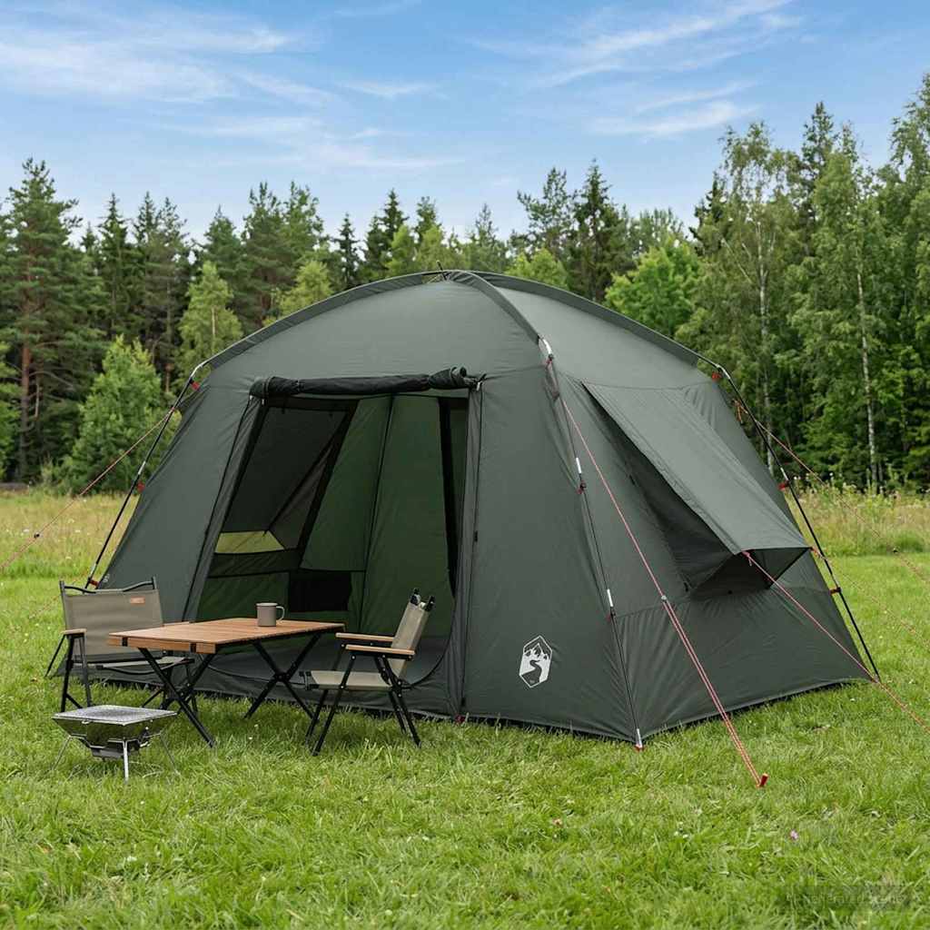 42028513_1.jpg vidaXL Stan chata Armádna zelená 300 x 210 x 156 cm Polyester – Obrázok 1