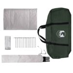 vidaXL Stan chata Armádna zelená 300 x 210 x 156 cm Polyester – Obrázok 9