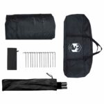 vidaXL Stan chata Biela s blackoutom 300 x 210 x 156 cm Polyester – Obrázok 9