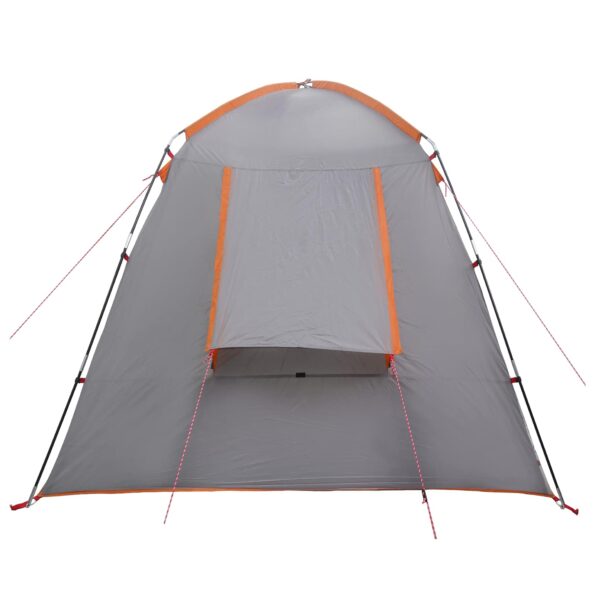 vidaXL Stan chata Šedá a oranžová 400 x 210 x 180 cm Polyester – Obrázok 6