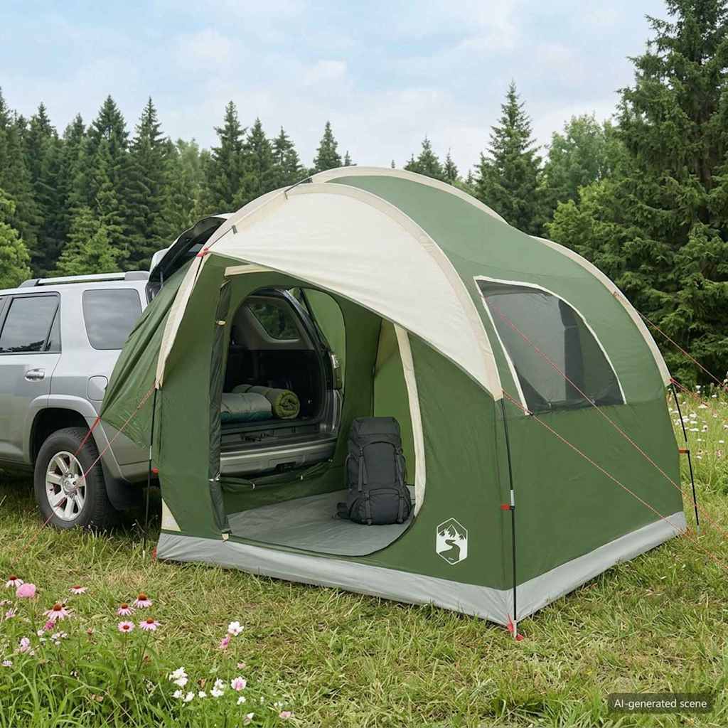 42028535_1.jpg vidaXL Auto Stan Zelená 239 x 210 x 210 cm Polyester a oceľ – Obrázok 1