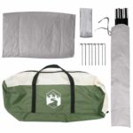 vidaXL Auto Stan Zelená 239 x 210 x 210 cm Polyester a oceľ – Obrázok 9