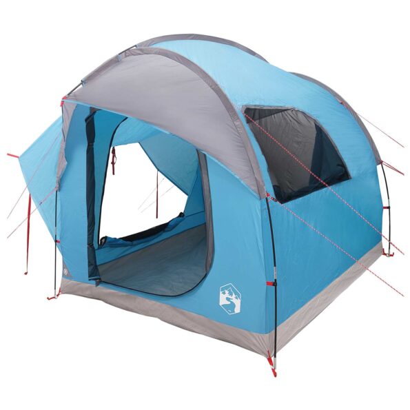 vidaXL Auto Stan so strechou Modrá 239 x 210 x 210 cm Polyester a oceľ – Obrázok 2