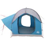 vidaXL Auto Stan so strechou Modrá 239 x 210 x 210 cm Polyester a oceľ – Obrázok 4