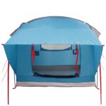 vidaXL Auto Stan so strechou Modrá 239 x 210 x 210 cm Polyester a oceľ – Obrázok 6