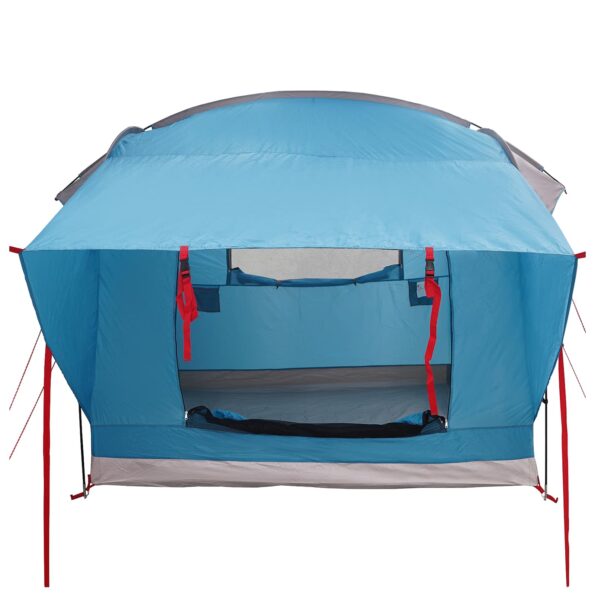 vidaXL Auto Stan so strechou Modrá 239 x 210 x 210 cm Polyester a oceľ – Obrázok 6