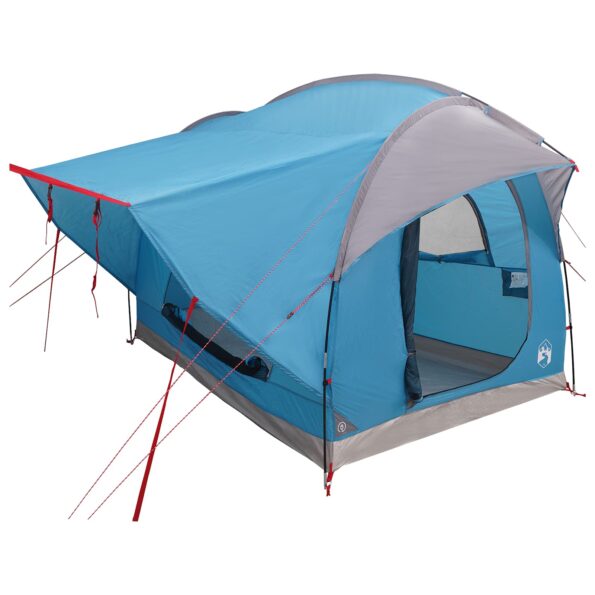 vidaXL Auto Stan so strechou Modrá 239 x 210 x 210 cm Polyester a oceľ – Obrázok 7