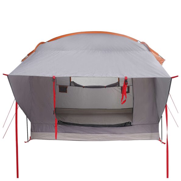 vidaXL Auto Stan Šedá a oranžová 239 x 210 x 210 cm Polyester a oceľ – Obrázok 6