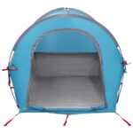 vidaXL Auto Stan so strechou Modrá 200 x 170 x 170 cm Polyester a oceľ – Obrázok 4