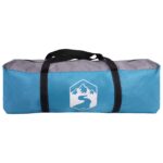 vidaXL Auto Stan so strechou Modrá 200 x 170 x 170 cm Polyester a oceľ – Obrázok 7