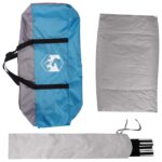 vidaXL Auto Stan so strechou Modrá 200 x 170 x 170 cm Polyester a oceľ – Obrázok 8