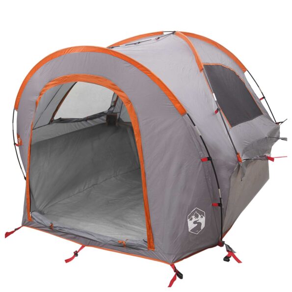 vidaXL Auto Stan Šedá a oranžová 200 x 170 x 170 cm Polyester a oceľ – Obrázok 2