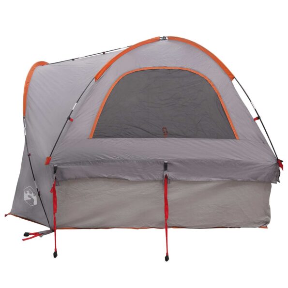 vidaXL Auto Stan Šedá a oranžová 200 x 170 x 170 cm Polyester a oceľ – Obrázok 5