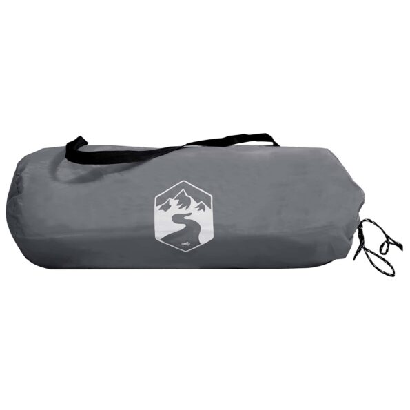 vidaXL Auto Stan Šedá a oranžová 308 x 215 x 220 cm Polyester a oceľ – Obrázok 6
