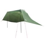 vidaXL Auto Stan so strechou Zelená 350 x 250 cm Polyester a oceľ – Obrázok 2
