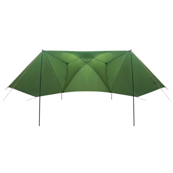 vidaXL Auto Stan so strechou Zelená 350 x 250 cm Polyester a oceľ – Obrázok 3