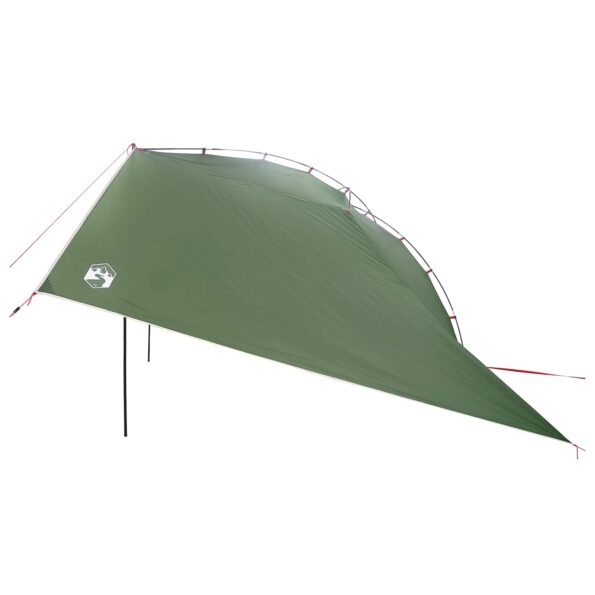 vidaXL Auto Stan so strechou Zelená 350 x 250 cm Polyester a oceľ – Obrázok 4