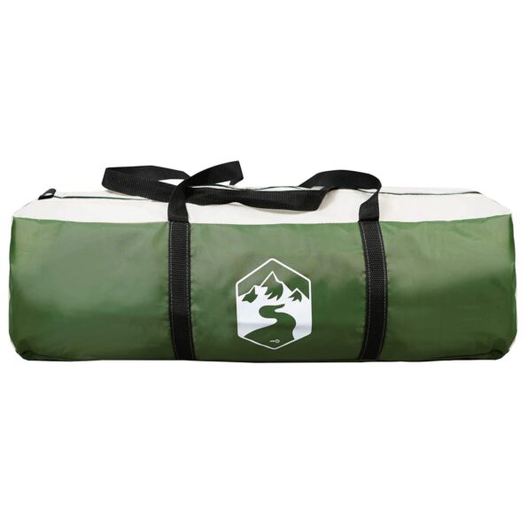 vidaXL Auto Stan so strechou Zelená 350 x 250 cm Polyester a oceľ – Obrázok 6